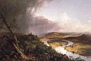 Thomas Cole View from Mount Holyoke,Northampton,MA.after a Thunderstorm oil painting on canvas